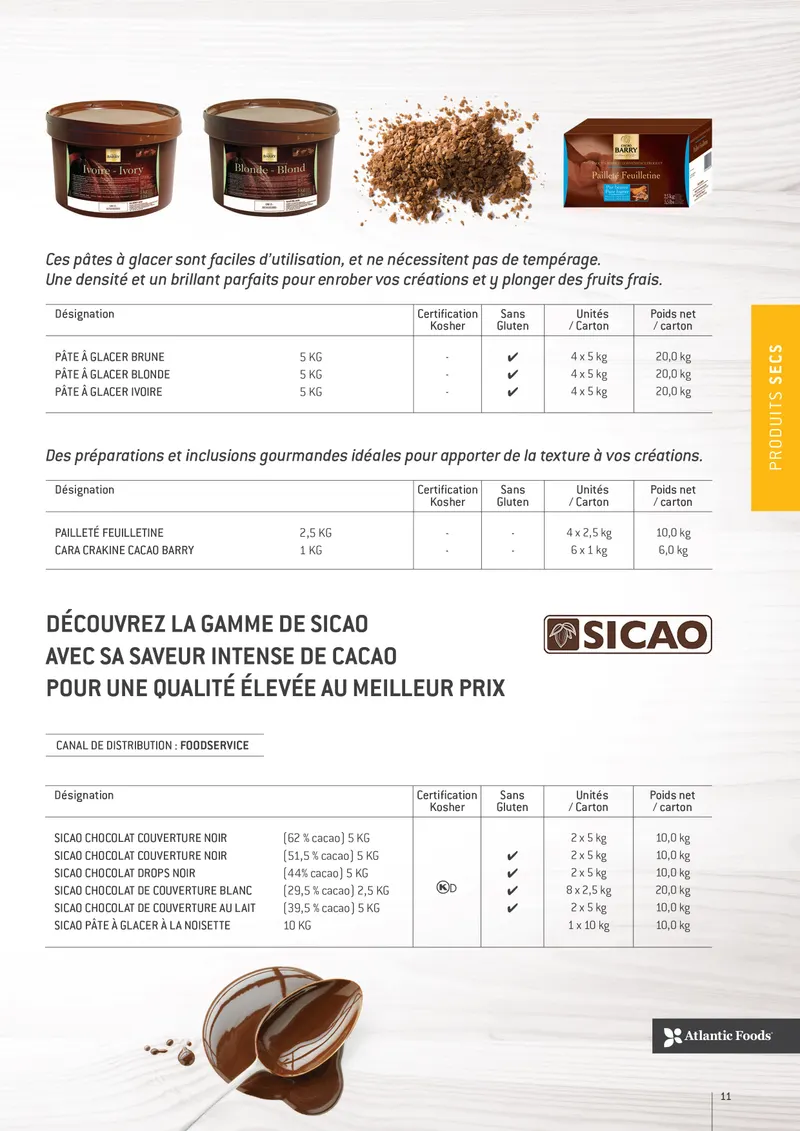 Cacao Barry — page 10 de la brochure