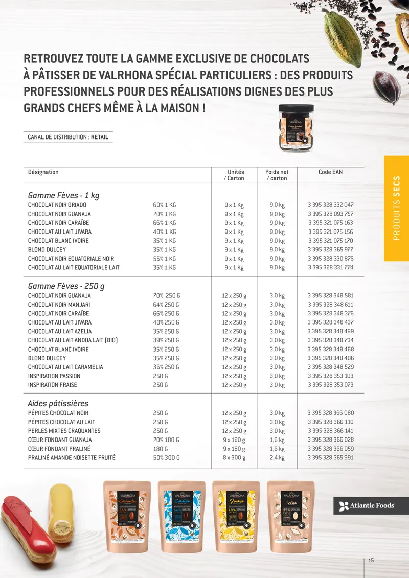 Valrhona — page 14 de la brochure