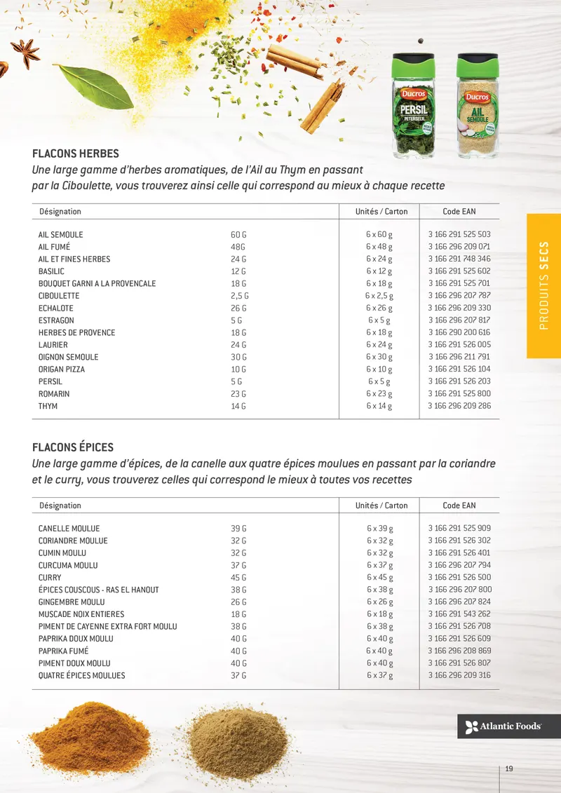 Ducros — page 18 de la brochure