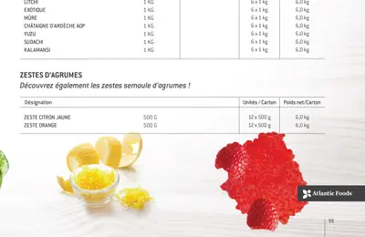 Purée de fruit de la passion 1 kg