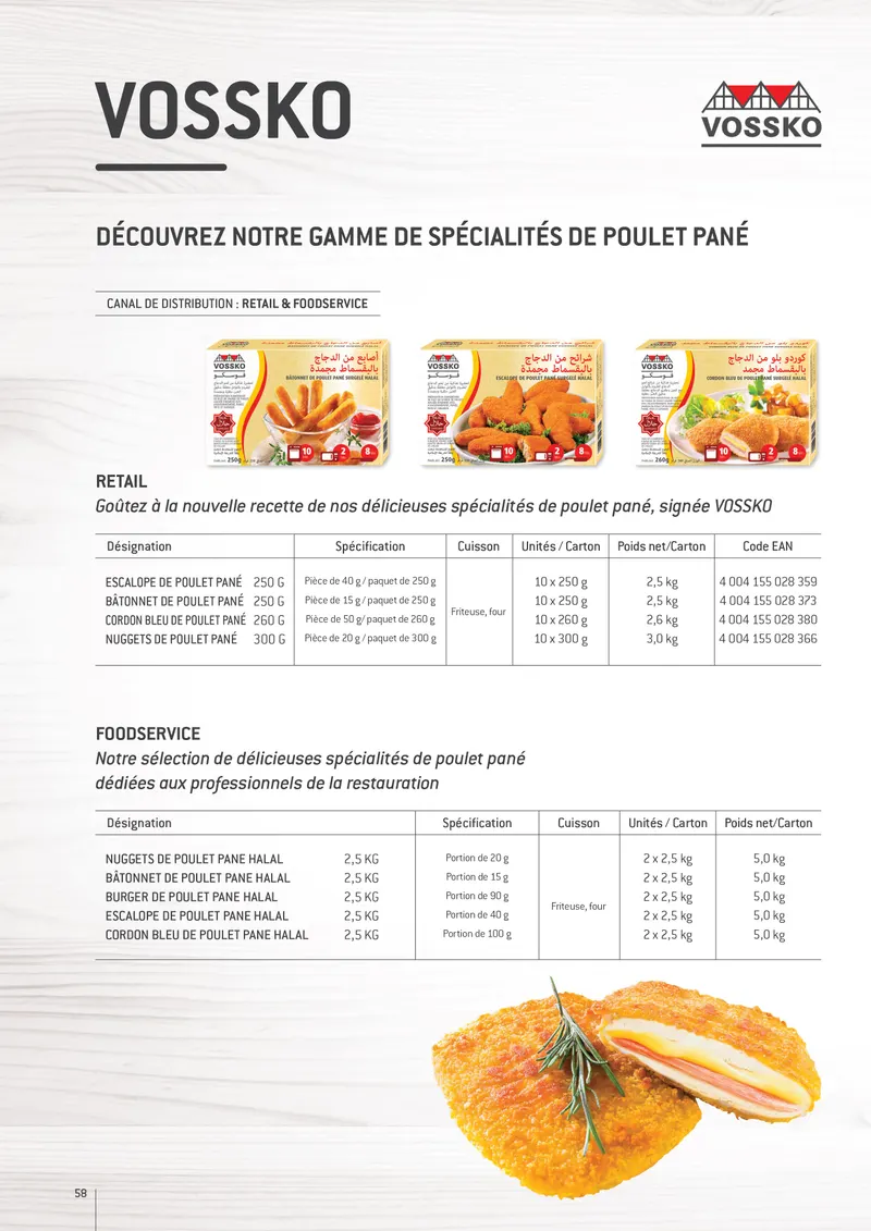 Vossko — page 57 de la brochure